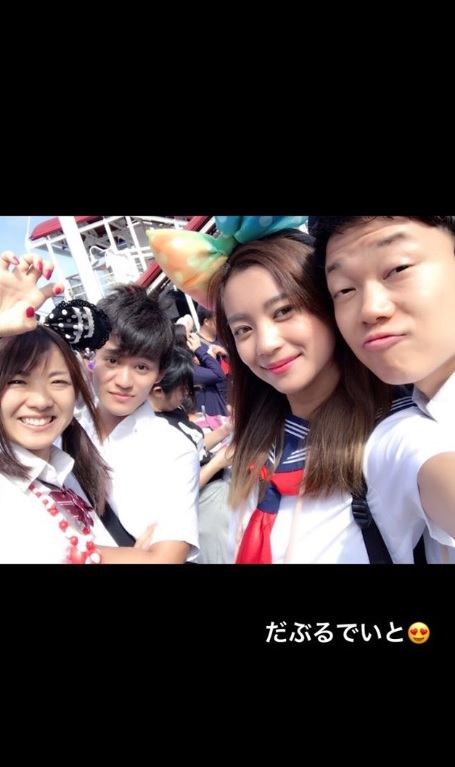 シャイかすが アスカ裕ちゃん あいのりカップルが制服ディズニーでダブルデート画像 テラハ あいのり 恋んトスネタバレまとめサイト